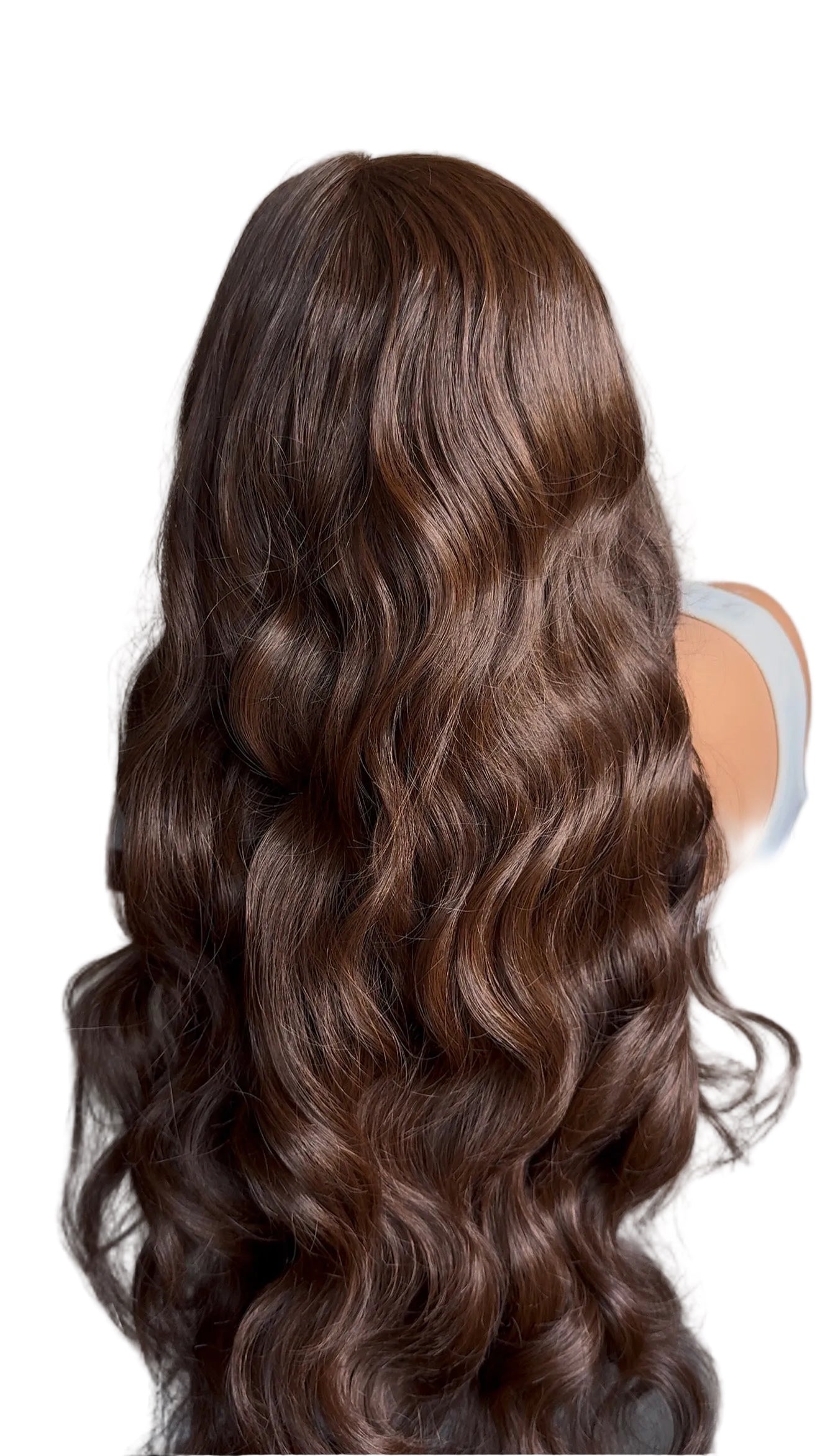 Deep Chestnut Brown Body Wave Wig