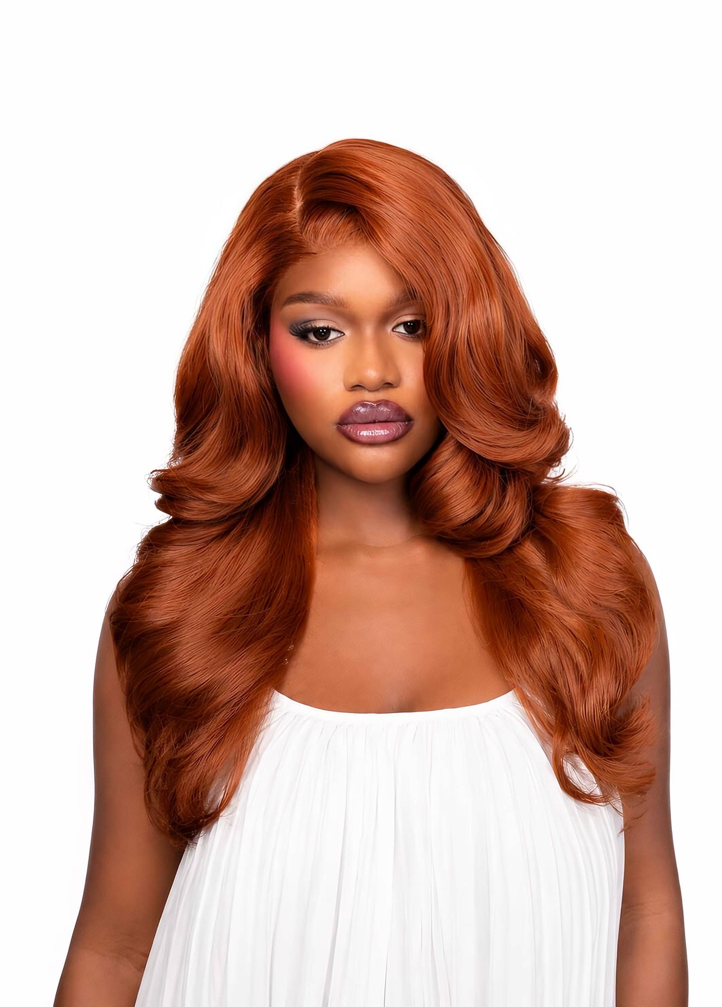 Copper Velvet — 22” Layered Glueless Wig